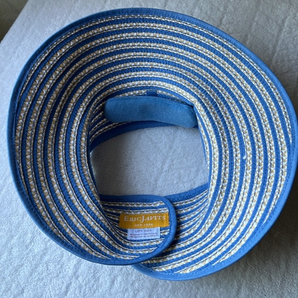 Eric Javits Brooke Packable UVA 50+ Blue Mix Visor main image 9